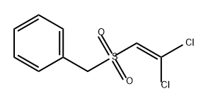 Benzene, [[(2,2-dichloroethenyl)sulfonyl]methyl]- Structure