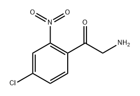 2-Amino-1-(4-chloro-2-nitrophenyl)ethan-1-one 구조식 이미지