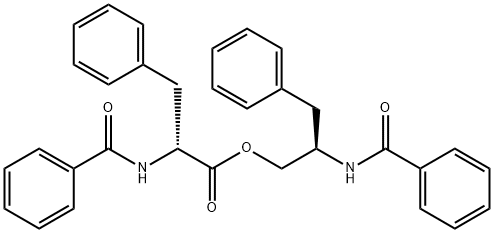 D-Phenylalanine, N-benzoyl-, (2R)-2-(benzoylamino)-3-phenylpropyl ester Structure