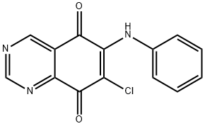 7-Chloro-6-(phenylamino)quinazoline-5,8-dione 구조식 이미지