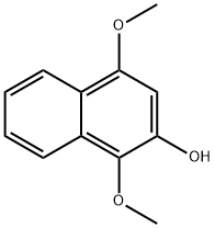 2-Naphthalenol, 1,4-dimethoxy- Structure