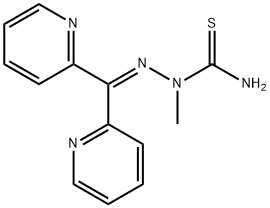 Hydrazinecarbothioamide, 2-(di-2-pyridinylmethylene)-1-methyl- Structure