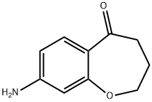 1-Benzoxepin-5(2H)-one, 8-amino-3,4-dihydro- Structure