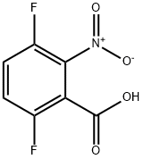 Benzoic acid, 3,6-difluoro-2-nitro- Structure