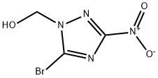 1H-1,2,4-Triazole-1-methanol, 5-bromo-3-nitro- Structure