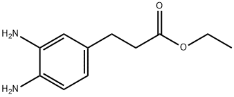 Benzenepropanoic acid, 3,4-diamino-, ethyl ester Structure