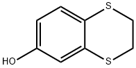 1,4-Benzodithiin-6-ol, 2,3-dihydro- Structure