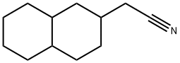 2-Naphthaleneacetonitrile, decahydro- Structure