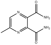 2,3-Pyrazinedicarboxamide, 5-methyl- 구조식 이미지