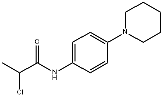 2-chloro-N-[4-(piperidin-1-yl)phenyl]propanamide 구조식 이미지