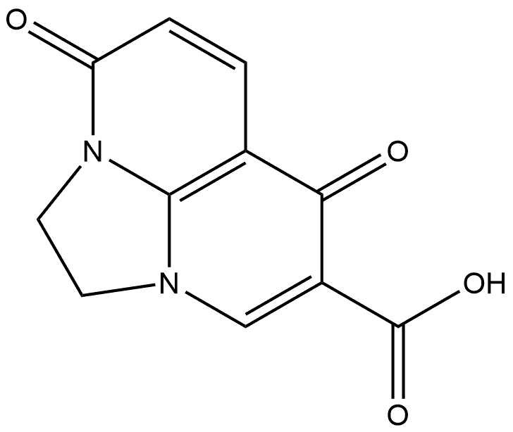 1,2-Dihydro-4,7-dioxo-4H,7H-imidazo[1,2,3-ij][1,8]naphthyridine-8-carboxylic acid Structure