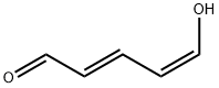 2,4-Pentadienal, 5-hydroxy-, (2E,4Z)- Structure