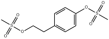 2-[4-(methanesulfonyloxy)phenyl]ethyl methanesulfonate Structure