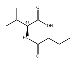 Butyryl-l-valine Structure