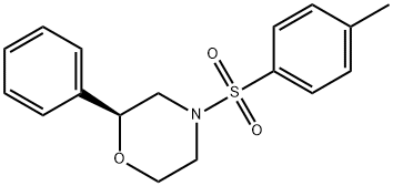 Morpholine, 4-[(4-methylphenyl)sulfonyl]-2-phenyl-, (2S)- Structure