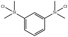 Benzene, 1,3-bis(chlorodimethylsilyl)- Structure