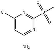 4-Pyrimidinamine, 6-chloro-2-(methylsulfonyl)- Structure