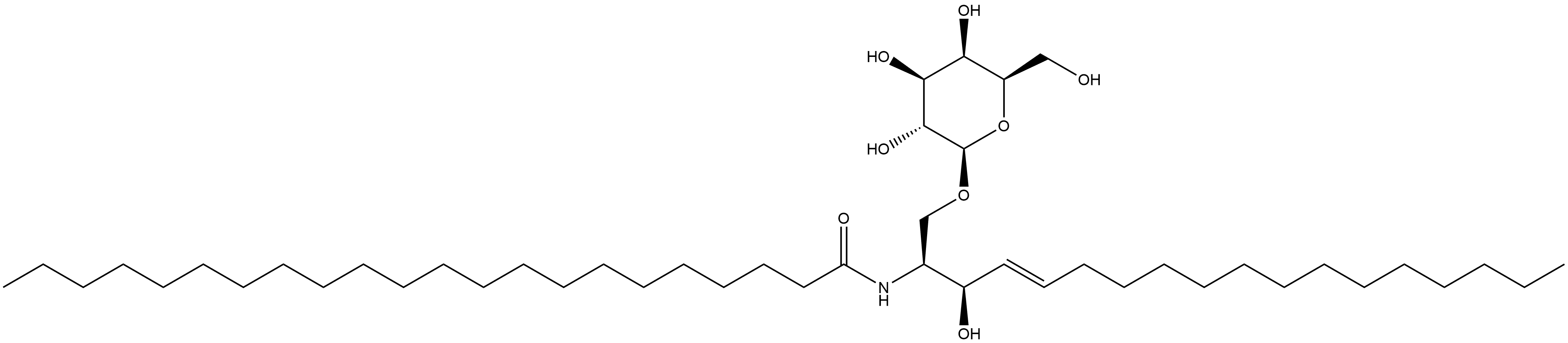 C22 Galactosylceramide (d18:1/22:0) Structure