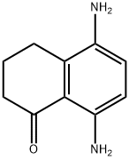 1(2H)-Naphthalenone, 5,8-diamino-3,4-dihydro- Structure