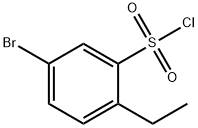 Benzenesulfonyl chloride, 5-bromo-2-ethyl- Structure