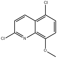 2,5-dichloro-8-methoxyquinoline Structure