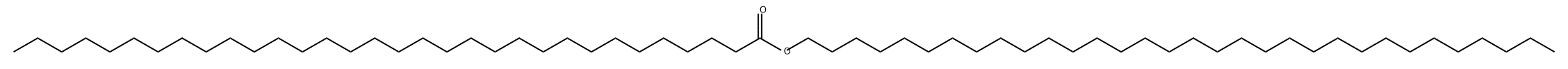 Dotriacontanoic acid dotriacontyl ester Structure