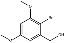 Benzenemethanol, 2-bromo-3,5-dimethoxy- 구조식 이미지