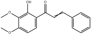 2-Propen-1-one, 1-(2-hydroxy-3,4-dimethoxyphenyl)-3-phenyl- Structure