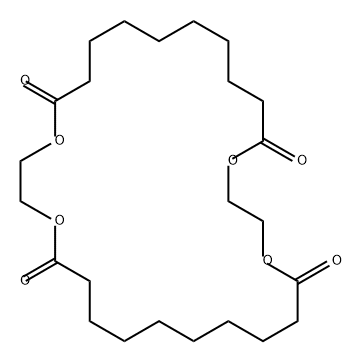 1,4,15,18-Tetraoxacyclooctacosane-5,14,19,28-tetrone Structure