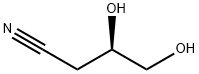 Butanenitrile, 3,4-dihydroxy-, (3R)- 구조식 이미지