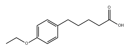 Benzenepentanoic acid, 4-ethoxy- Structure