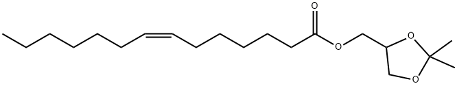 (2,2-Dimethyl-1,3-dioxolan-4-yl)methyl (7E)-tetradec-7-enoate Structure