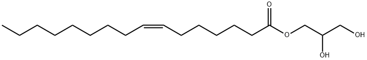 7-Hexadecenoic acid, 2,3-dihydroxypropyl ester, (7Z)- Structure