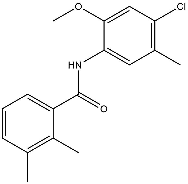 N-(4-Chloro-2-methoxy-5-methylphenyl)-2,3-dimethylbenzamide Structure