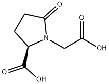 1-Pyrrolidineacetic acid, 2-carboxy-5-oxo-, (2R)- Structure