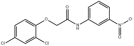 Acetamide, 2-(2,4-dichlorophenoxy)-N-(3-nitrophenyl)- 구조식 이미지