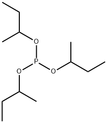 Phosphorous acid, tris(1-methylpropyl) ester Structure