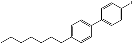 1,1'-Biphenyl, 4-heptyl-4'-iodo- 구조식 이미지