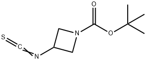 1-Azetidinecarboxylic acid, 3-isothiocyanato-, 1,1-dimethylethyl ester Structure