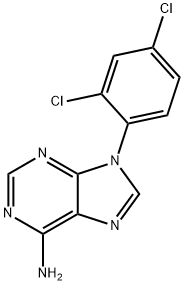 9-(2,4-Dichlorophenyl)-9H-purin-6-amine 구조식 이미지