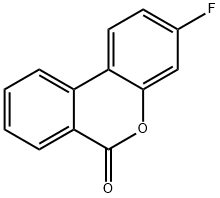 6H-Dibenzo[b,d]pyran-6-one, 3-fluoro- Structure