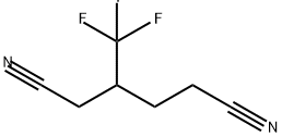 Hexanedinitrile, 3-(trifluoromethyl)- Structure