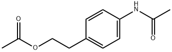 Acetamide, N-[4-[2-(acetyloxy)ethyl]phenyl]- Structure