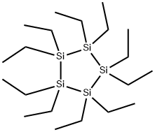 Cyclopentasilane, 1,1,2,2,3,3,4,4,5,5-decaethyl- Structure