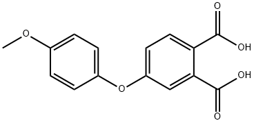 1,2-Benzenedicarboxylic acid, 4-(4-methoxyphenoxy)- Structure