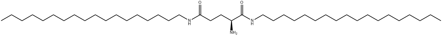 Pentanediamide, 2-amino-N1,N5-dioctadecyl-, (2S)- Structure