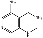 3,5-Pyridinediamine,4-(aminomethyl)-N-methyl-(9CI) Structure