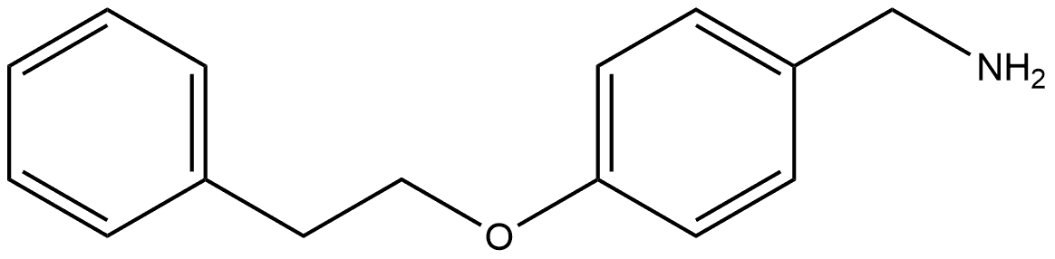 4-(2-Phenylethoxy)benzenemethanamine Structure