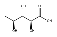 L-Ribonic acid, 5-deoxy- Structure