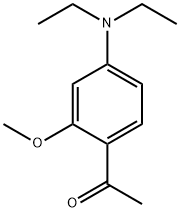 Ethanone, 1-[4-(diethylamino)-2-methoxyphenyl]- 구조식 이미지